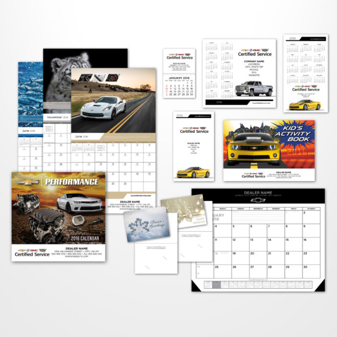 GM Calendar 2016 Calendars