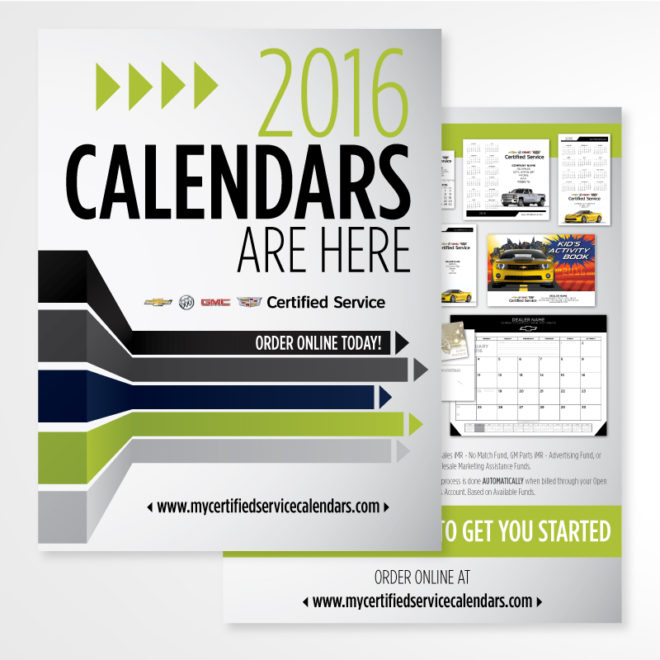 GM Calendar 2016 Brochure