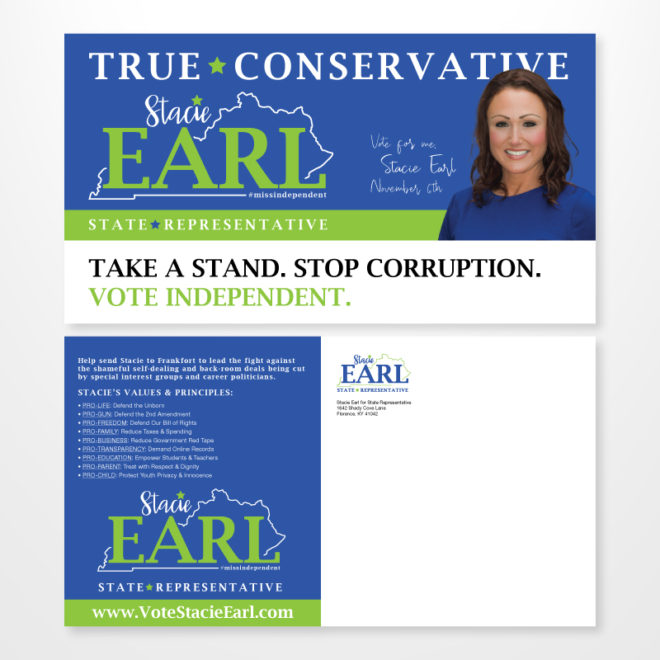 Stacie Earl Campaign Mailer Series