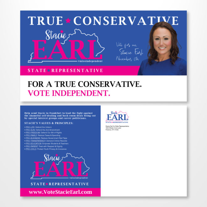 Stacie Earl Campaign Mailer Series